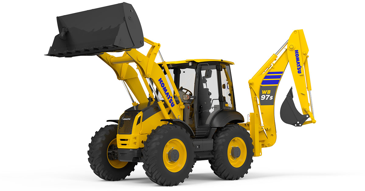 Komatsu Europe announces WB97S-8 Backhoe Loader