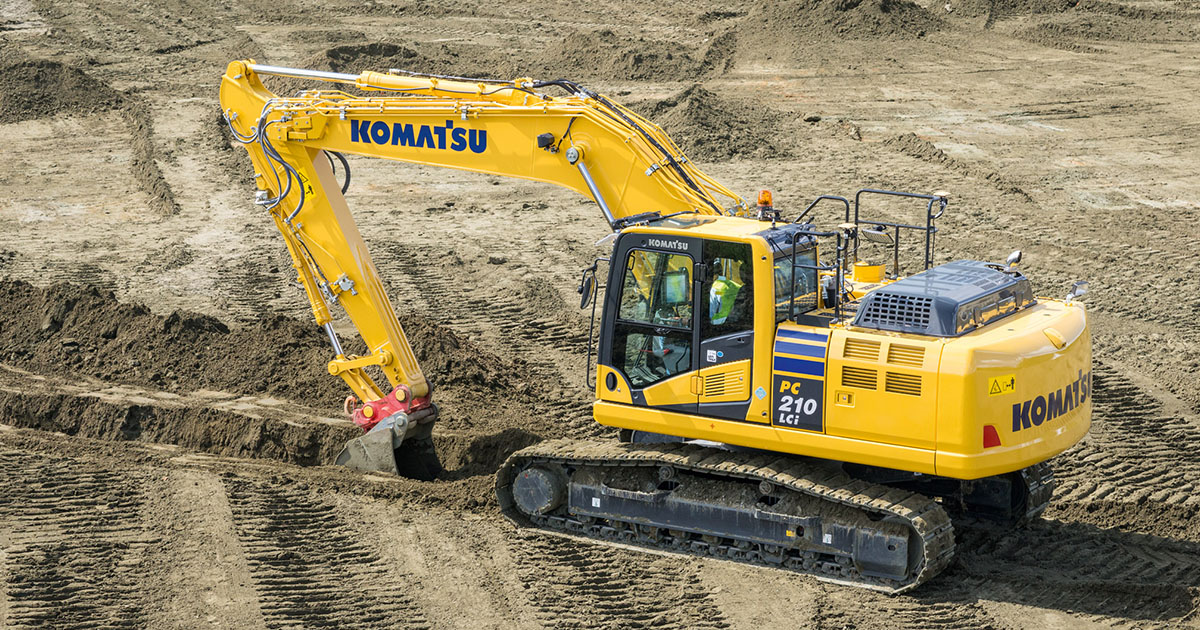 Komatsu Intelligent Machine Control Excavator PC210LCi-10